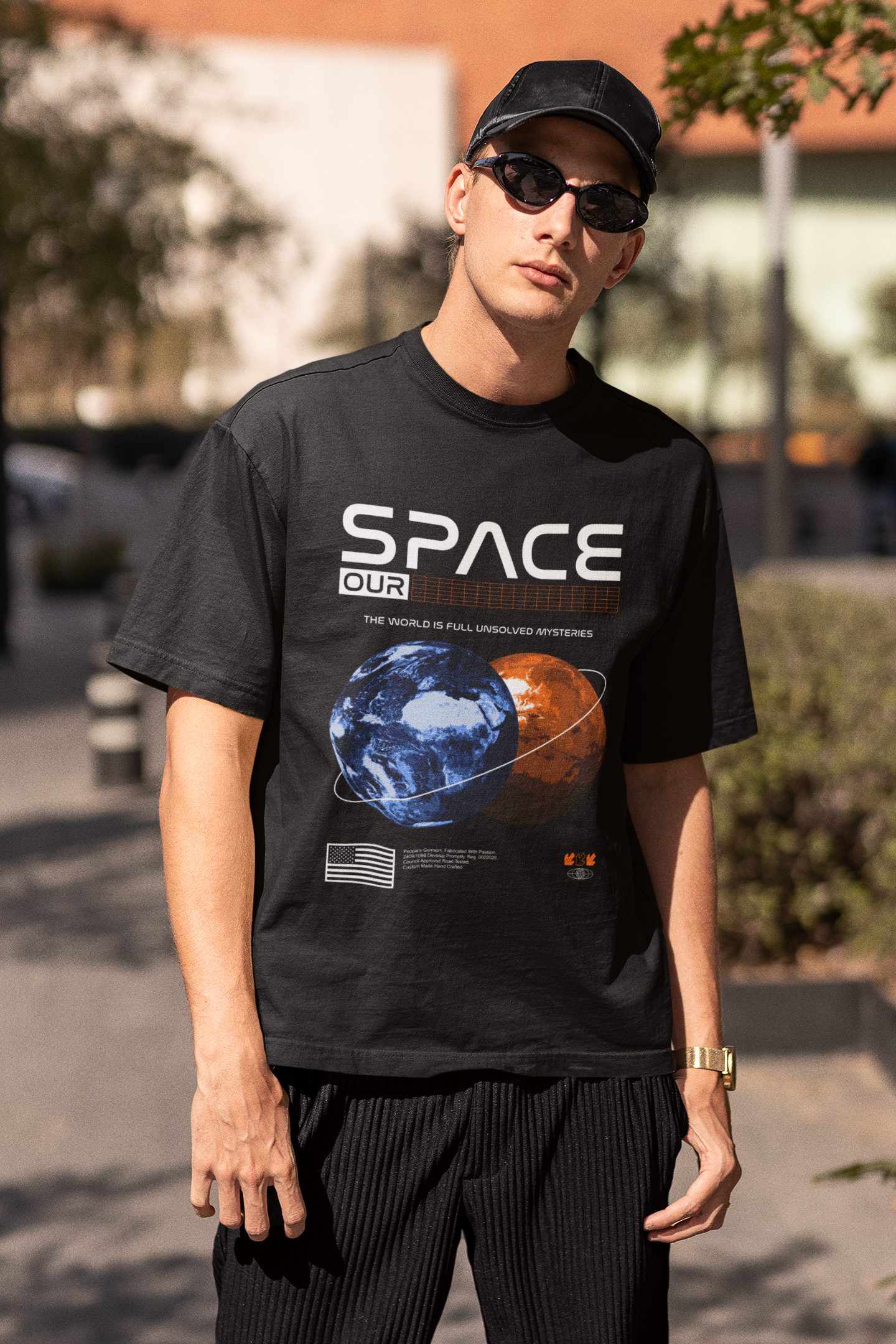 Space Oversized Unisex T-shirt