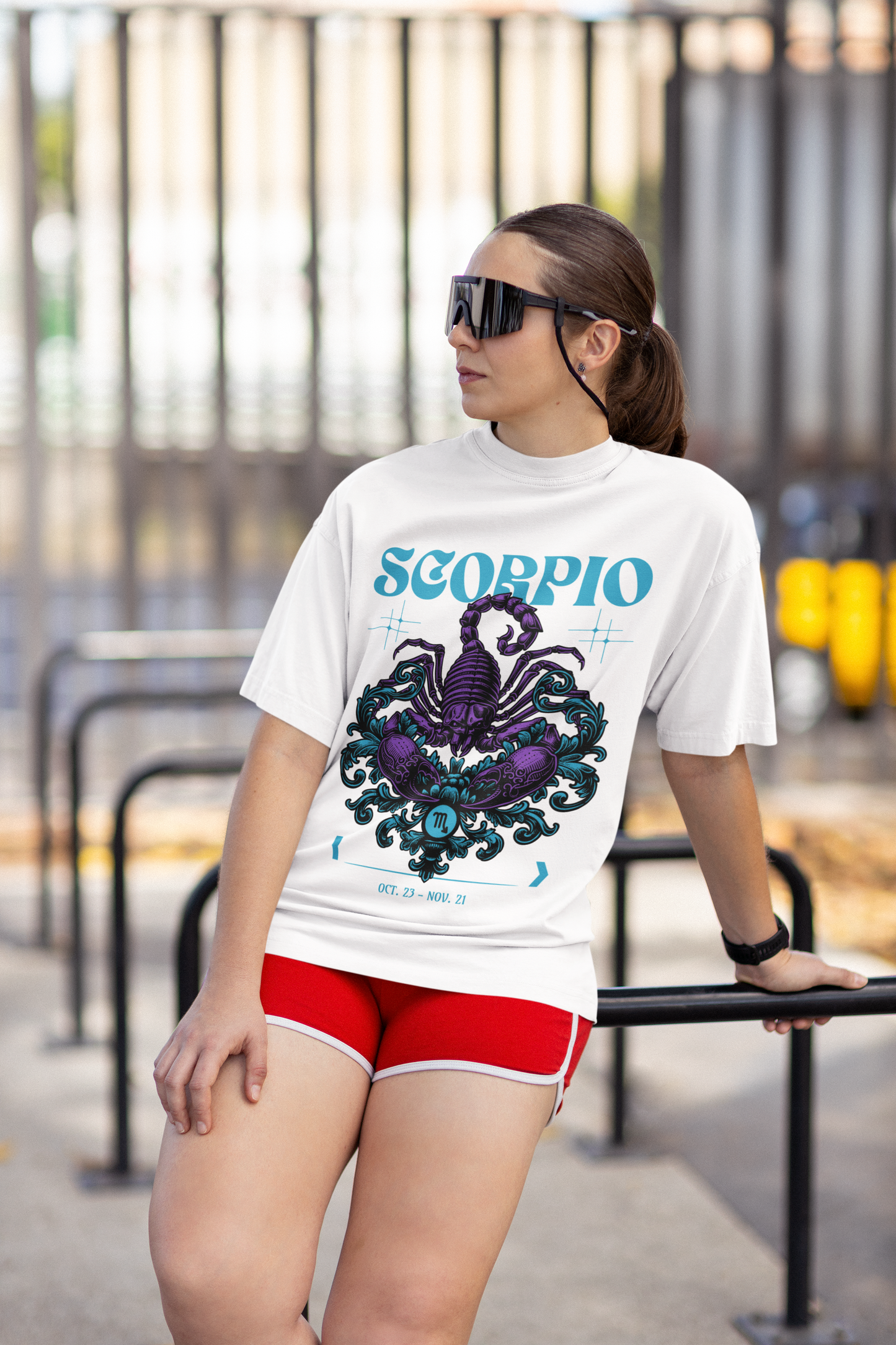 Scorpio Zodiac Sign Unisex Oversize T-shirt