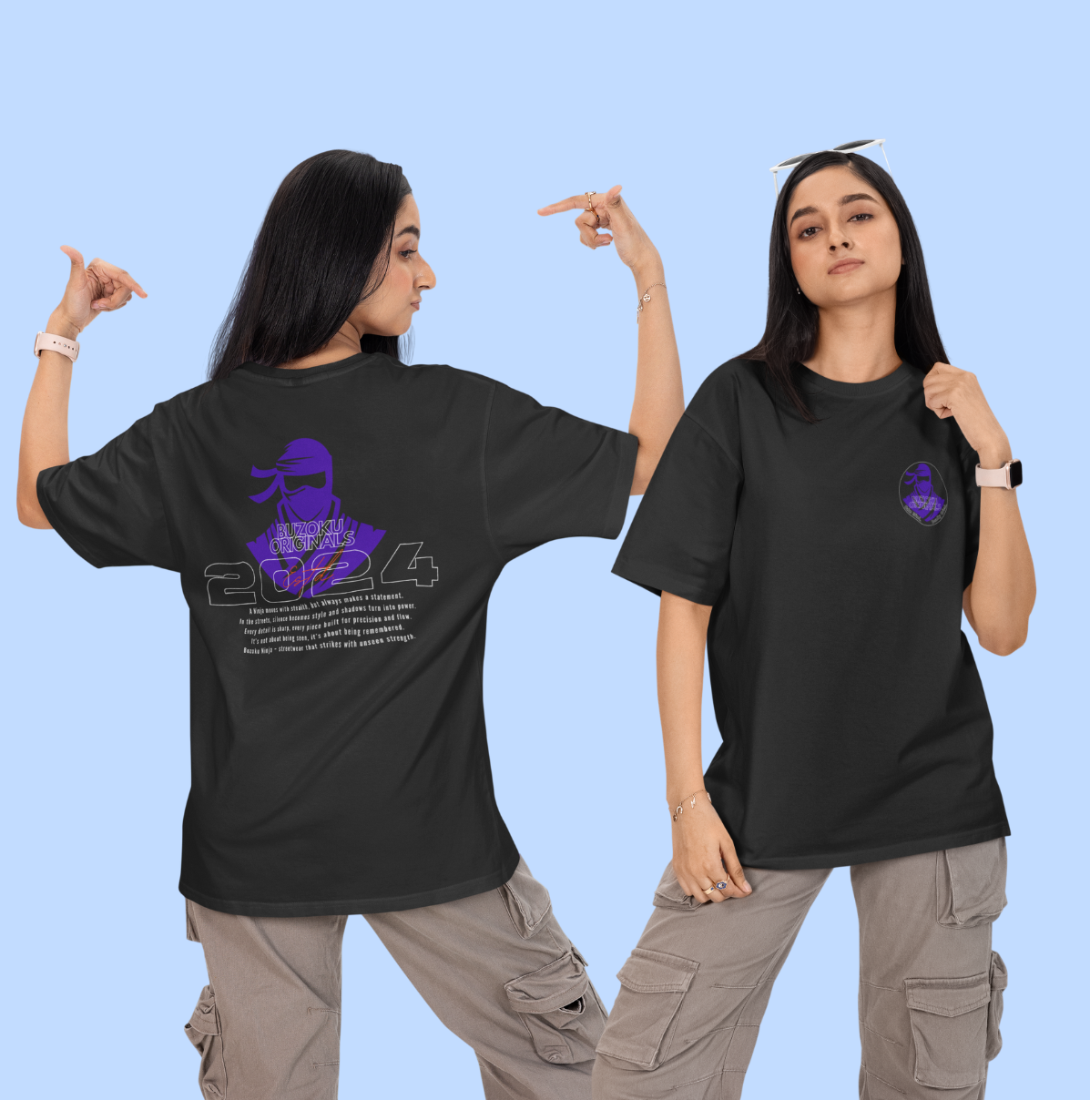 Shuriken- Unisex Oversized T-Shirt