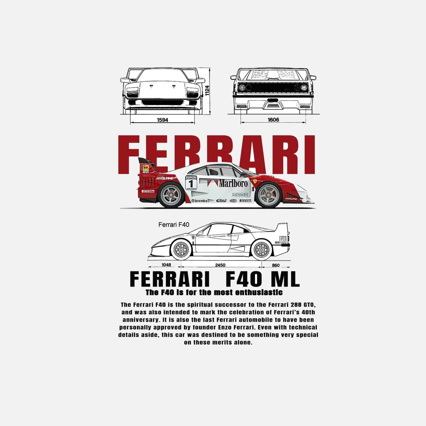 Ferrari Oversize Unisex T-shirt