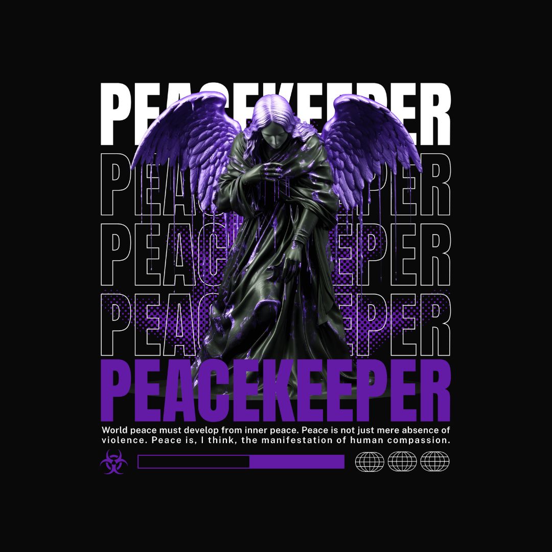 Peace Keeper Oversized Unisex T-Shirt