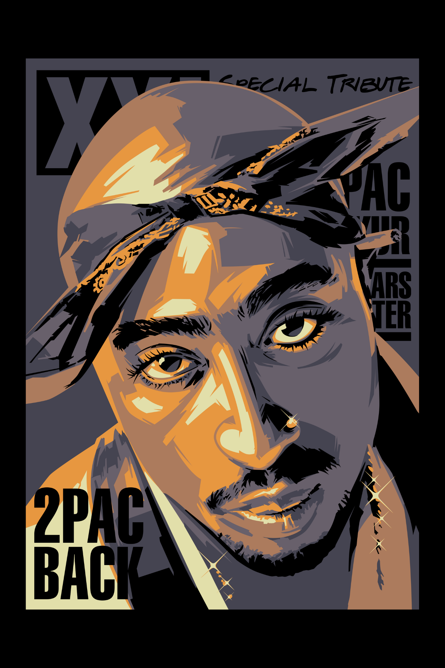 Tupac Shakur Oversized Unisex T-shirt