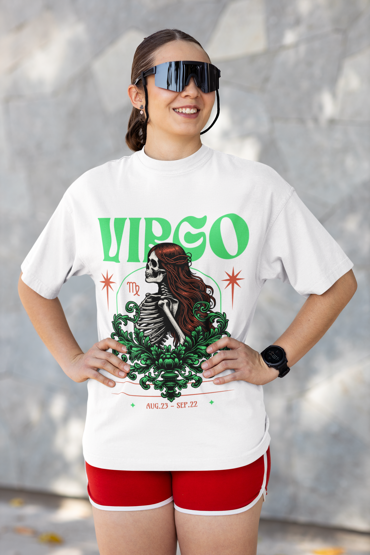 Virgo zodiac sign Unisex Oversized Tshirt