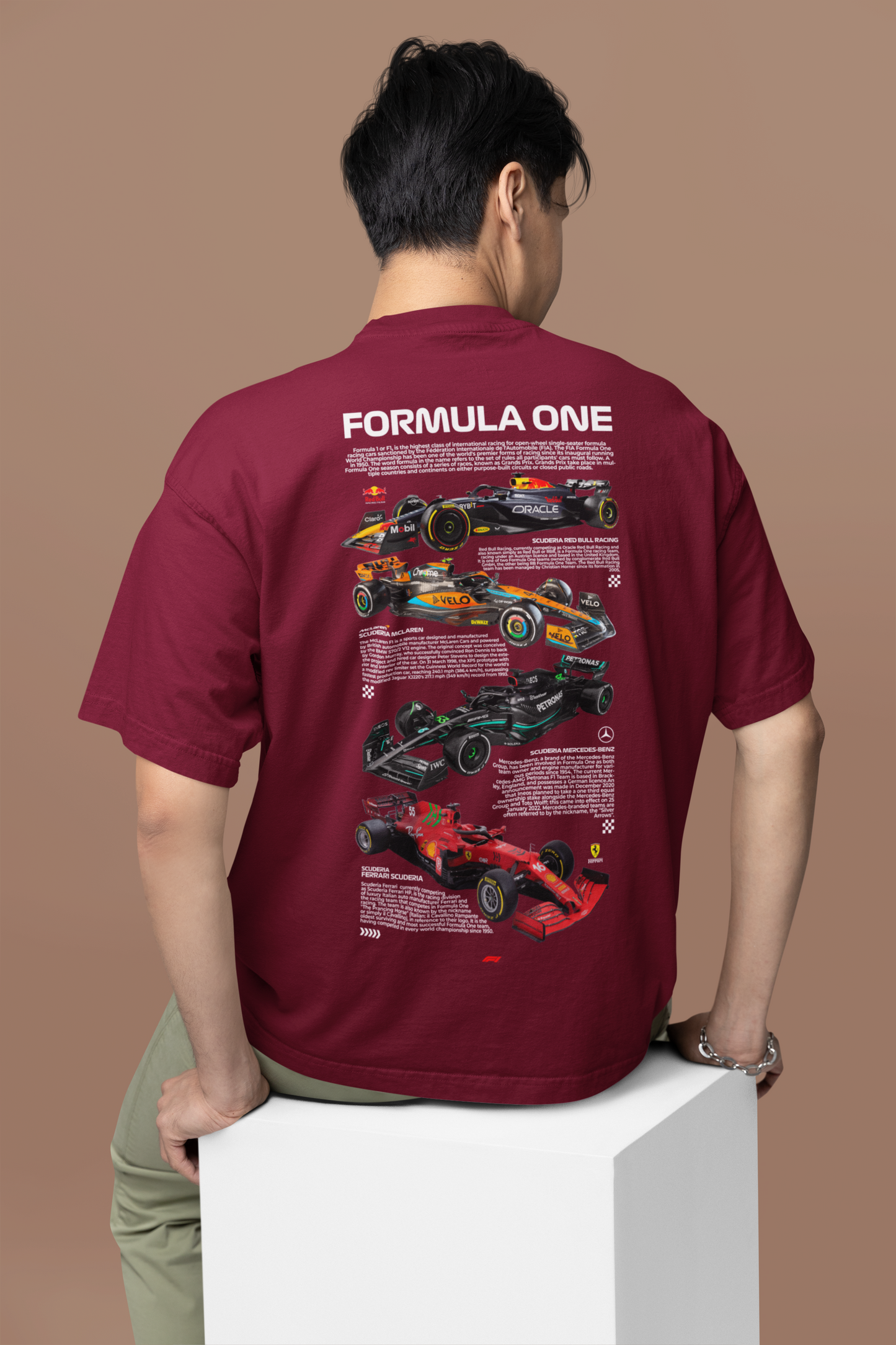 Formula One - Top 4 Scuderia - Terry Oversized T-Shirt