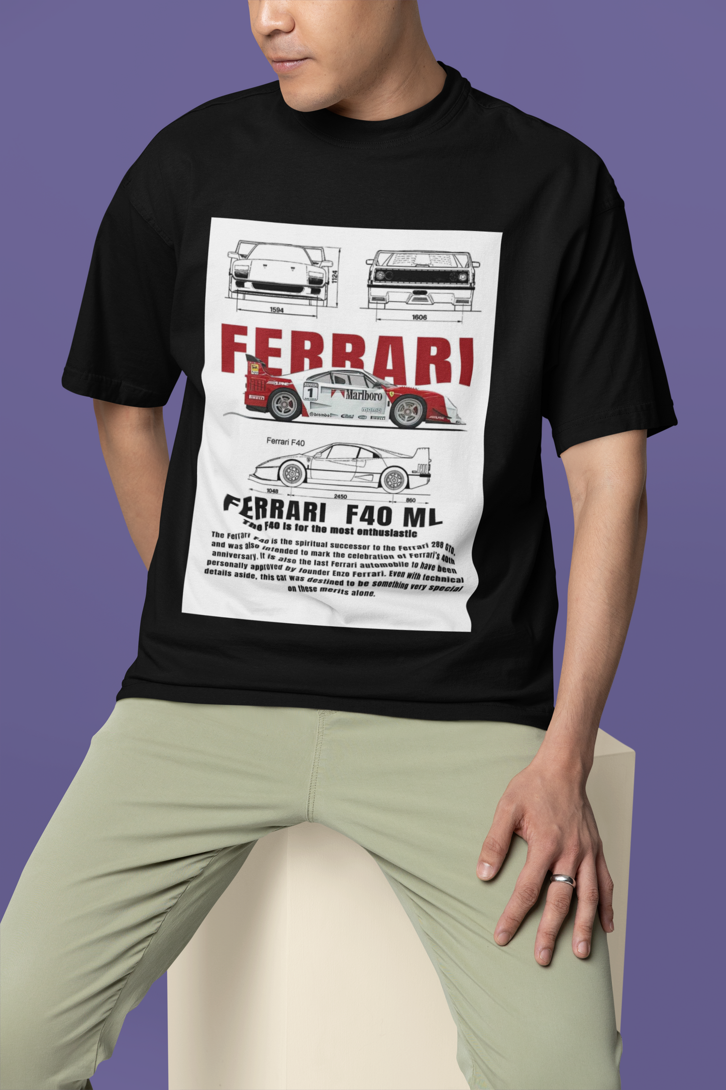 Ferrari Oversize Unisex T-shirt