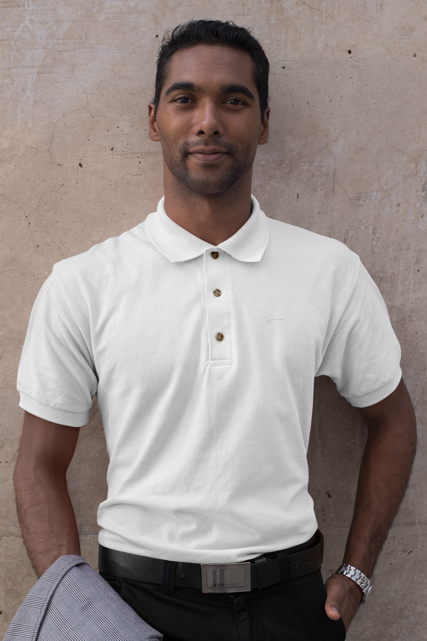 Classic White Polo T-shirt