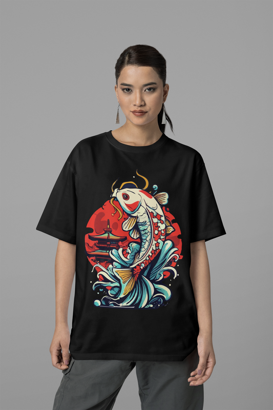 Koi Fish Oversize Unisex T-Shirt