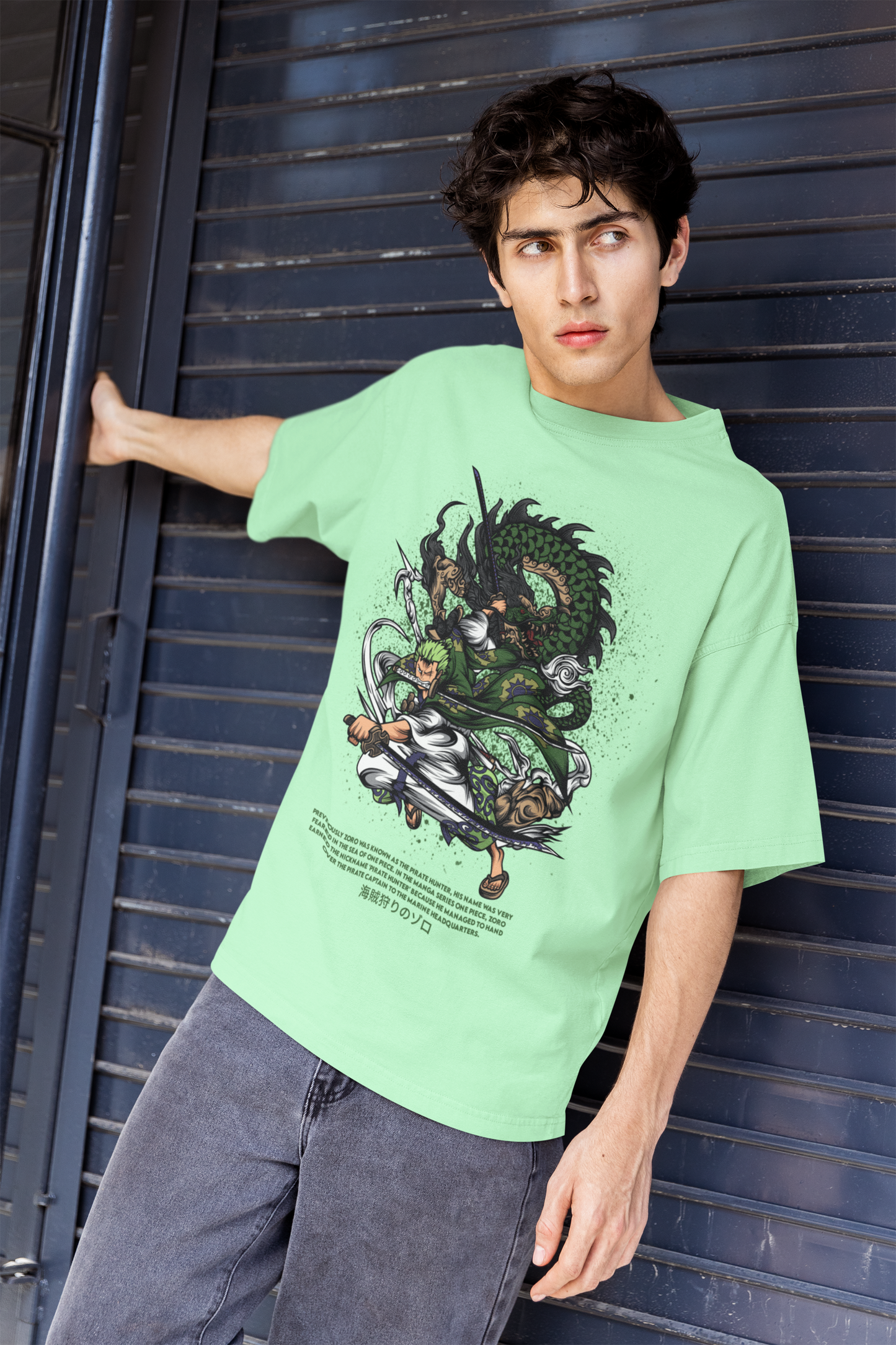 Zoro - Unisex Terry Oversized T-Shirt
