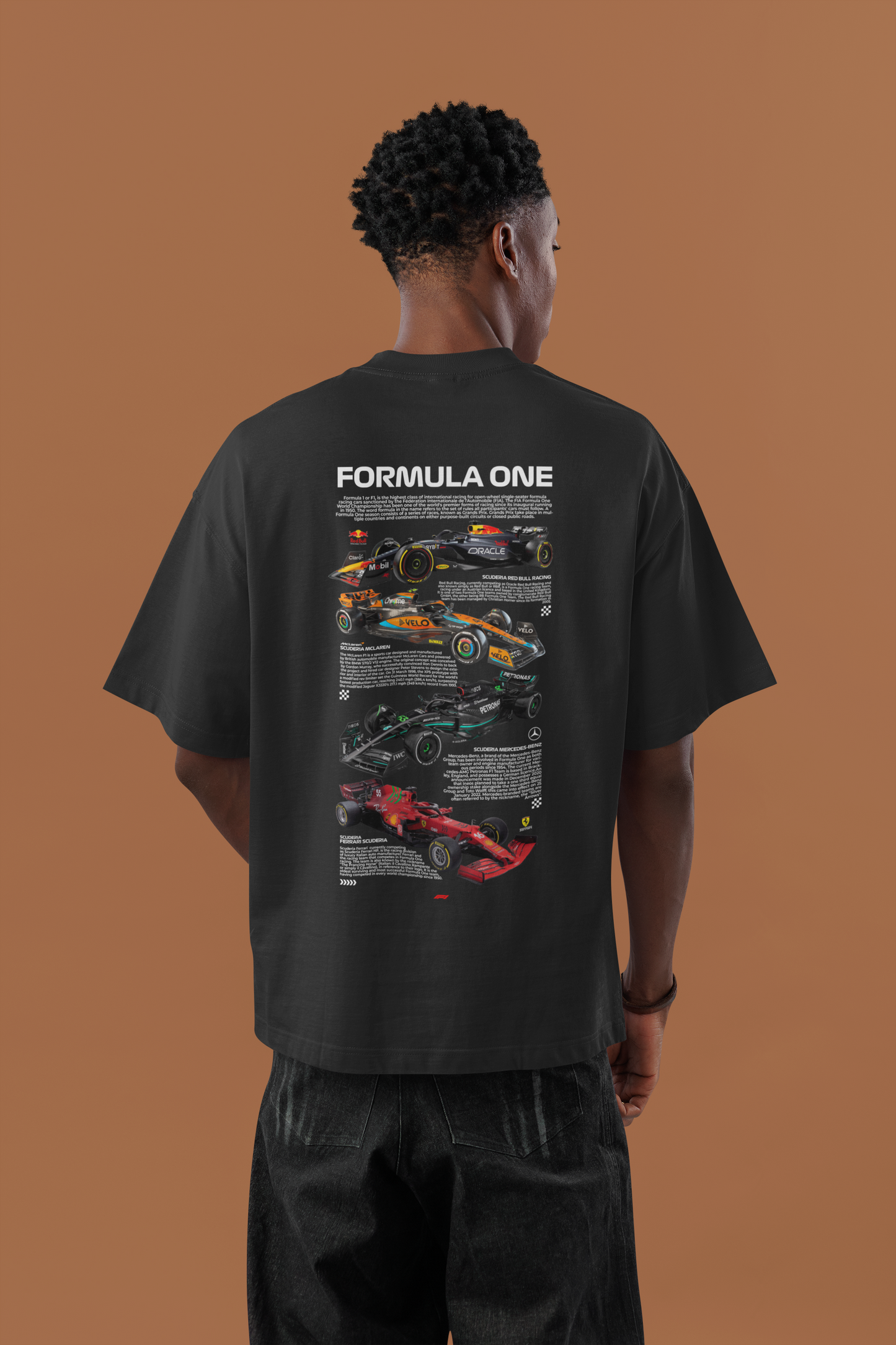 Formula One - Top 4 Scuderia - Terry Oversized T-Shirt