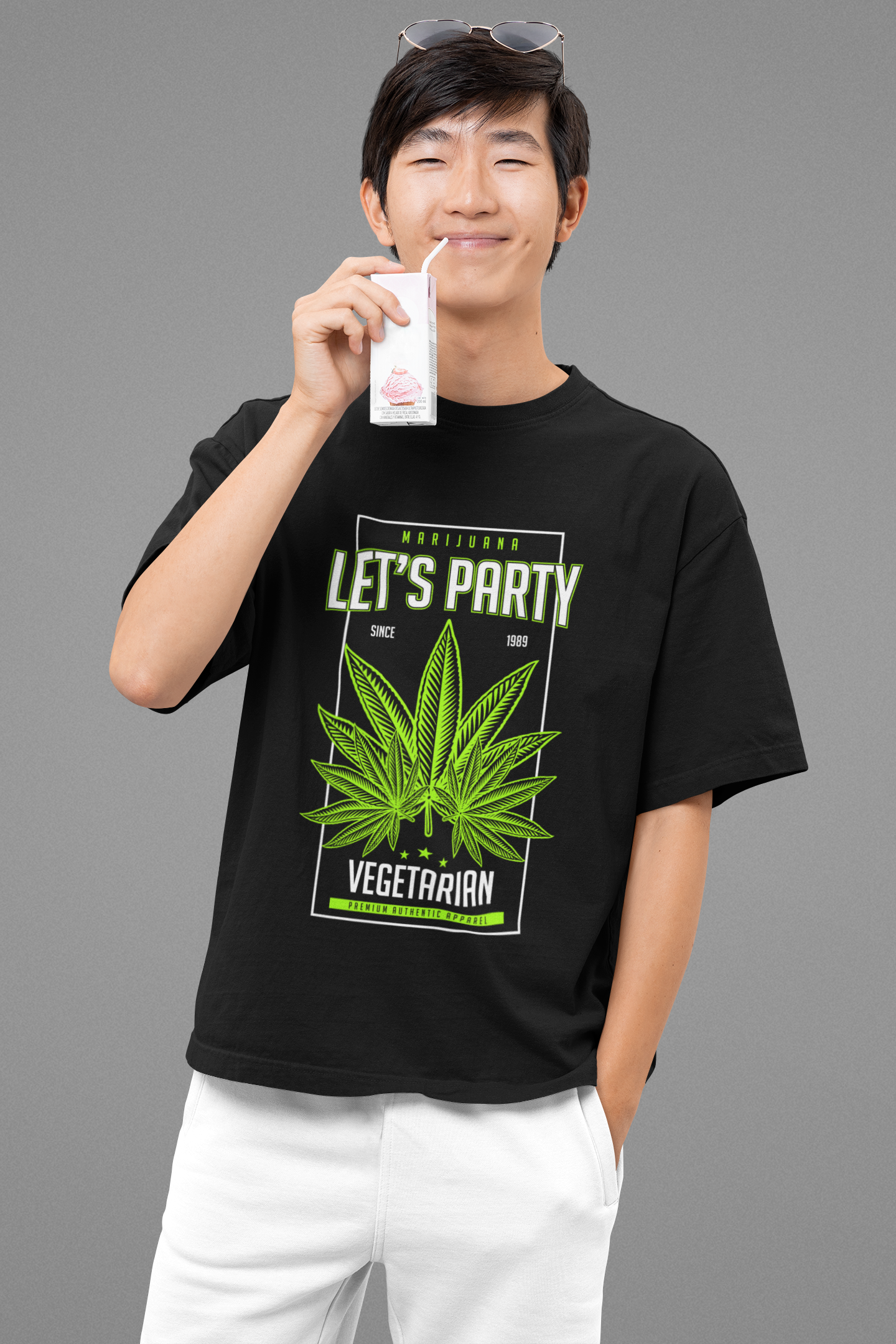 Lets Party Oversized Unisex T-Shirt