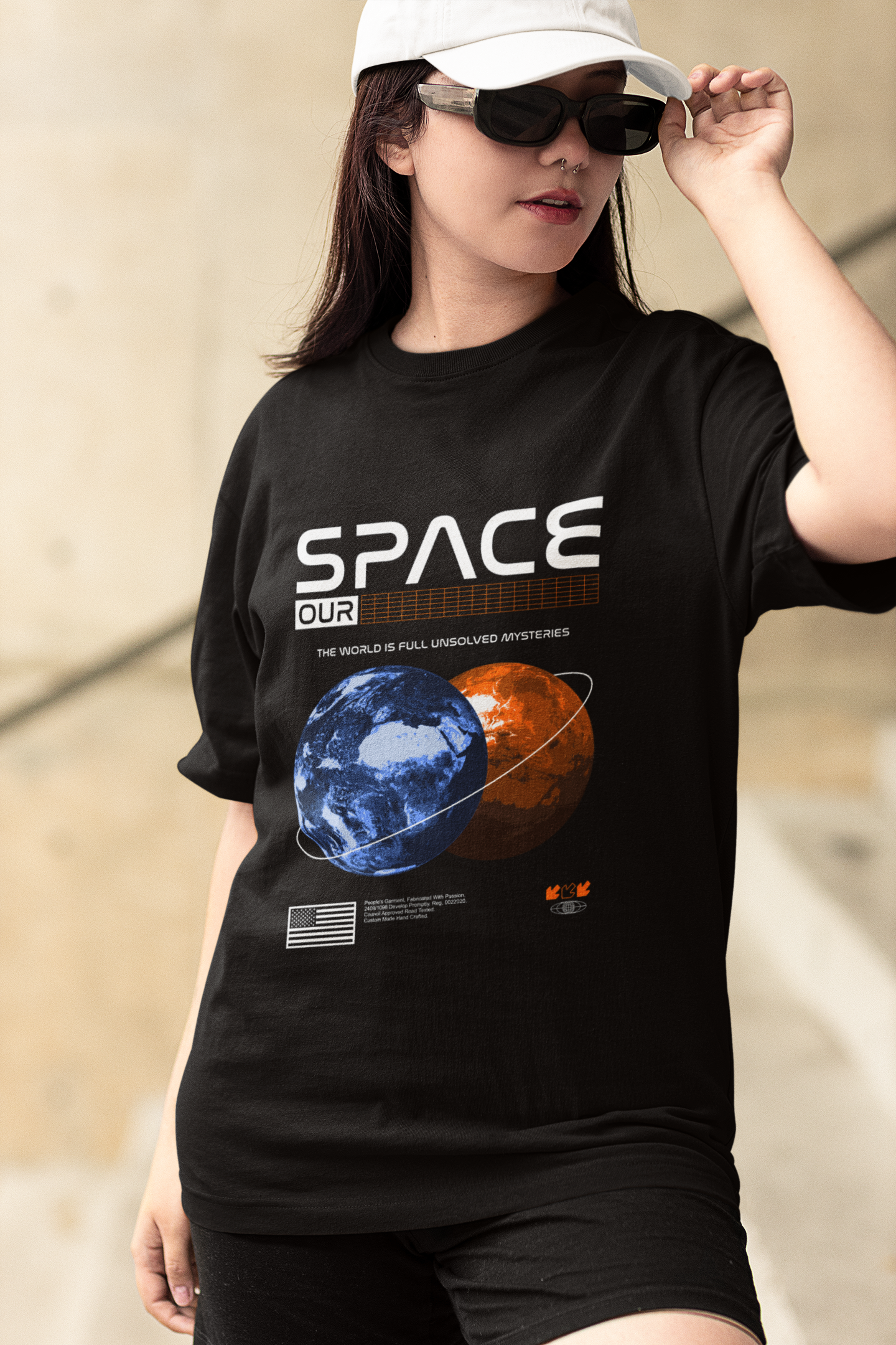 Space Oversized Unisex T-shirt