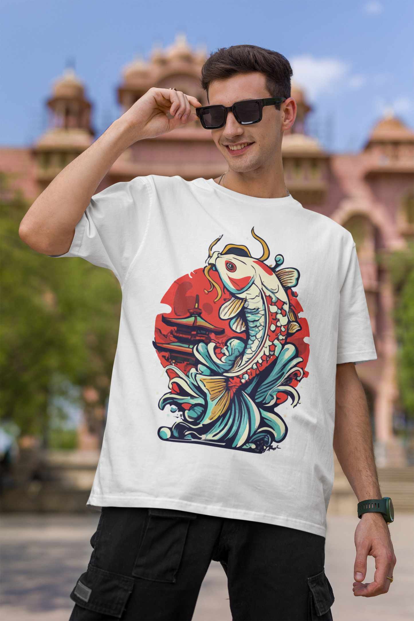 Koi Fish Oversize Unisex T-Shirt