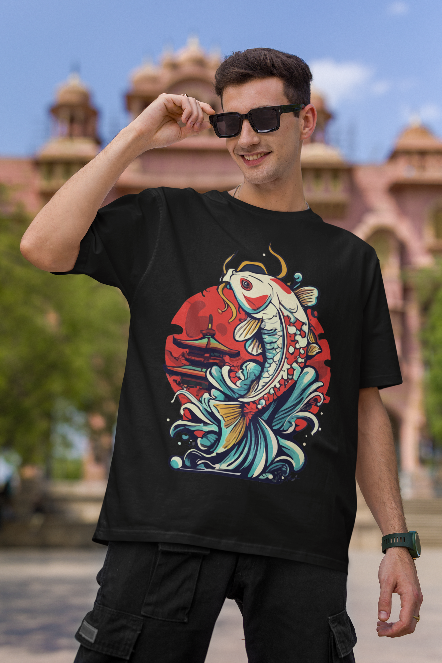 Koi Fish Oversize Unisex T-Shirt