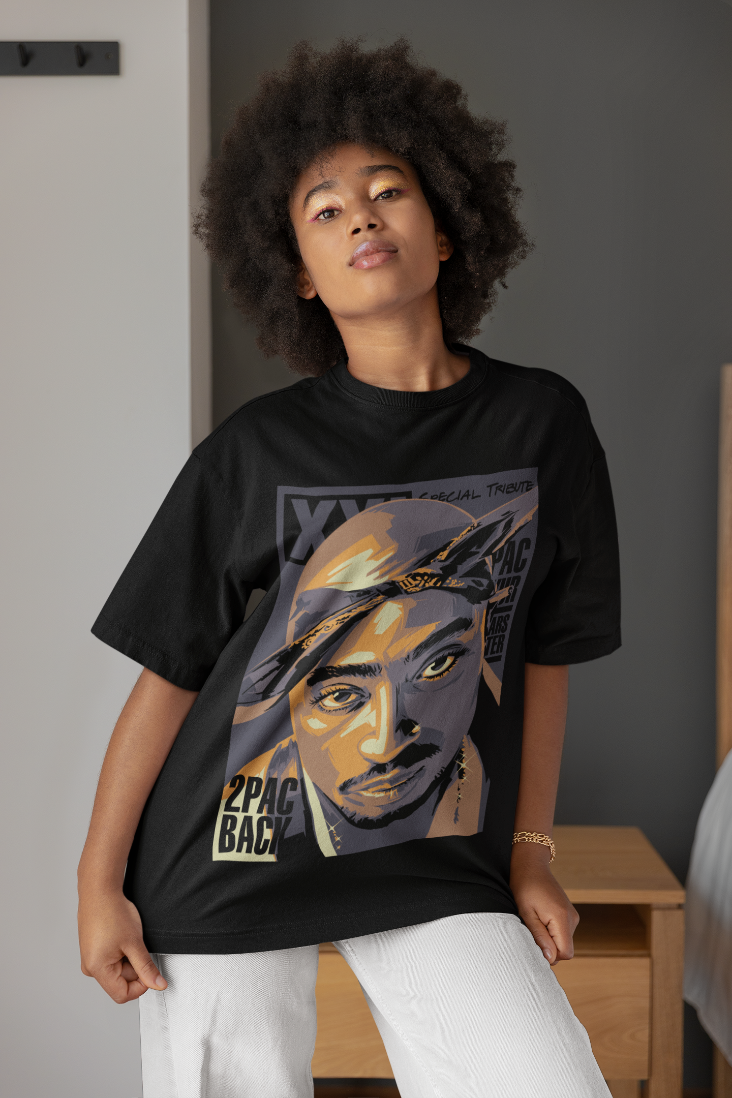 Tupac Shakur Oversized Unisex T-shirt